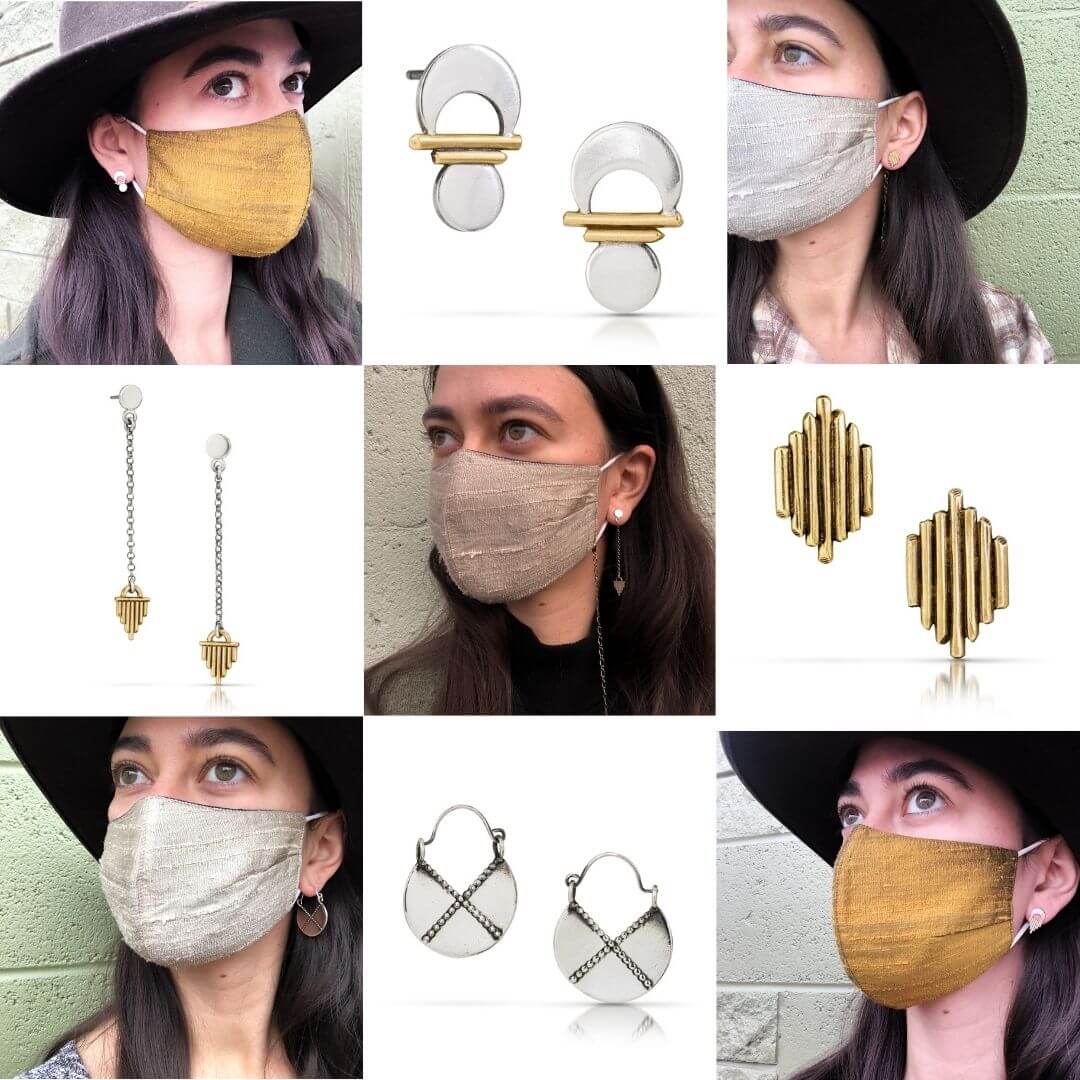 Best Earrings to Wear with a Face Mask