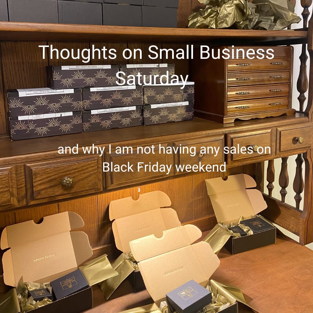 Thoughts on Small Business Saturday