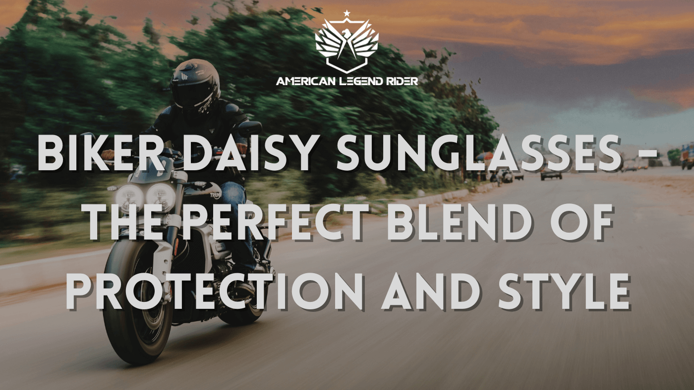 Biker Daisy Sunglasses - The Perfect Blend of Protection and Style