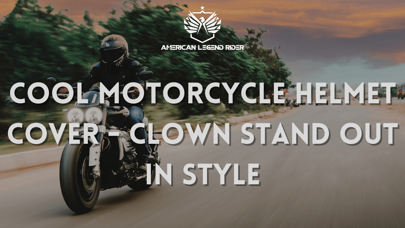 Cool Motorcycle Helmet Cover - Clown Stand Out in Style