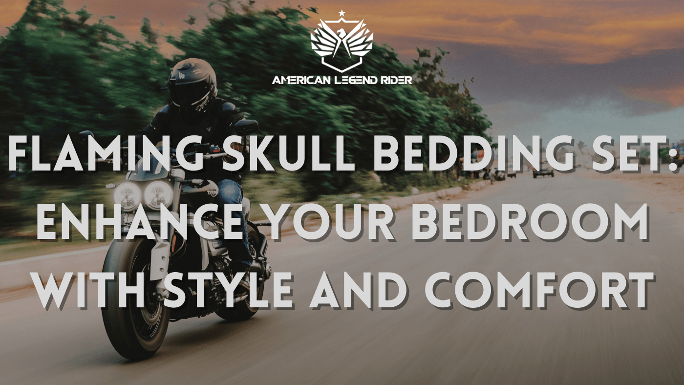 FLAMING SKULL BEDDING SET: Enhance Your Bedroom with Style and Comfort