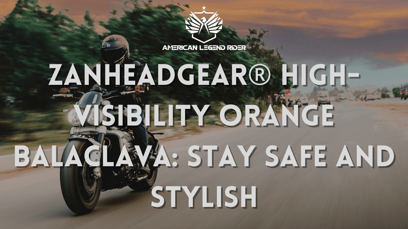 ZANHEADGEAR® HIGH-VISIBILITY ORANGE BALACLAVA: Stay Safe and Stylish