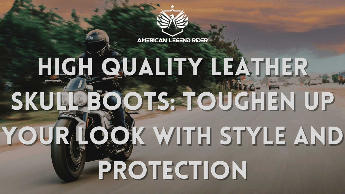 HIGH QUALITY LEATHER SKULL BOOTS: Toughen Up Your Look with Style and Protection