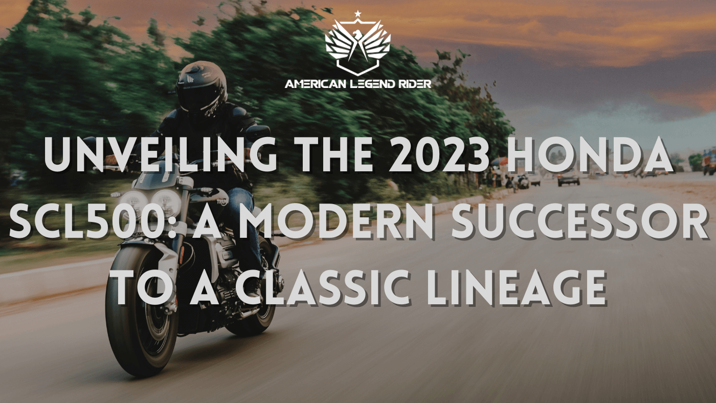 Unveiling the 2023 Honda SCL500: A Modern Successor to a Classic Lineage