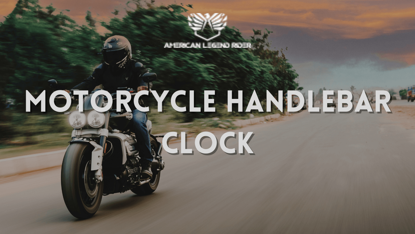 Motorcycle Handlebar Clock