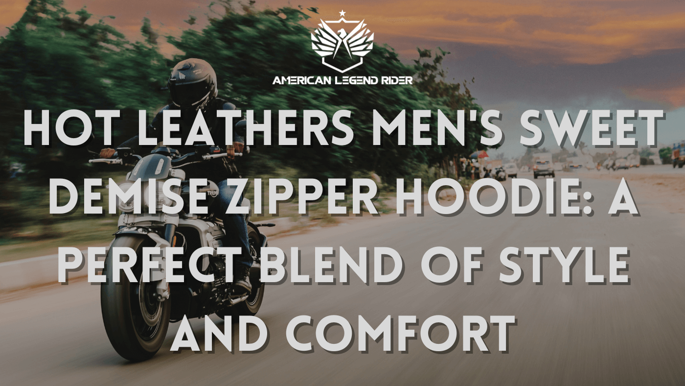 HOT LEATHERS MEN'S SWEET DEMISE ZIPPER HOODIE: A Perfect Blend of Style and Comfort