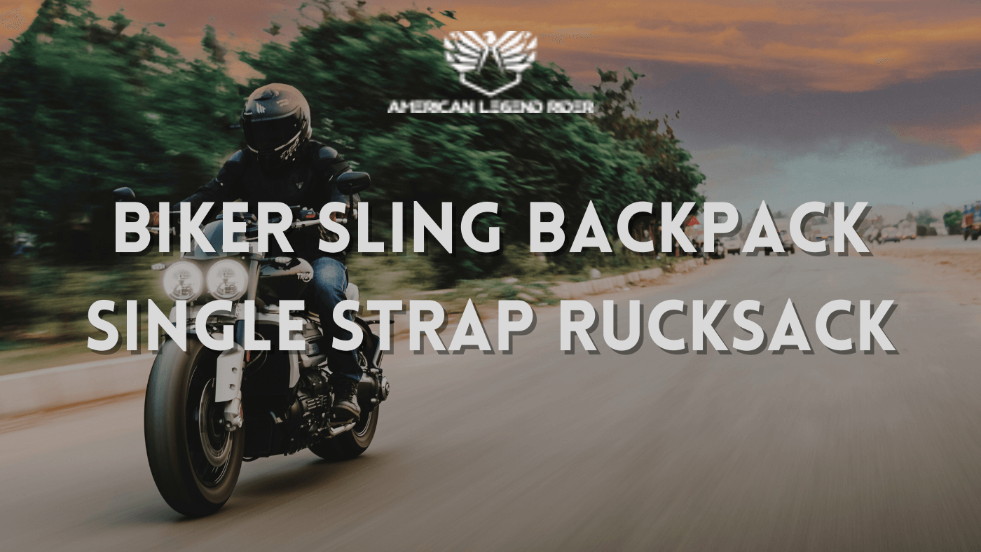 Biker Sling Backpack Single Strap Rucksack