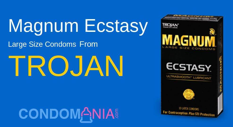 Magnum Ecstasy Large Size Condoms From Trojan