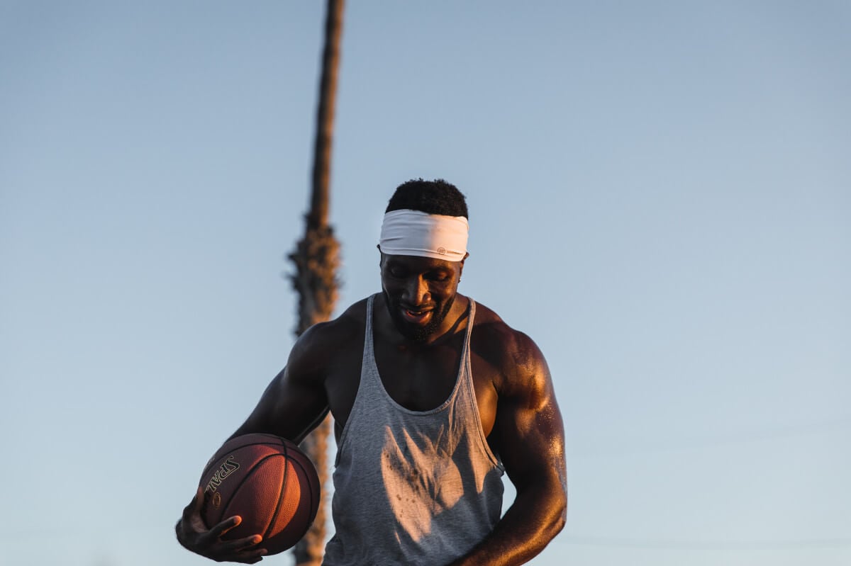 Sports NBA Basketball elastic stretch polyester spandex wristband