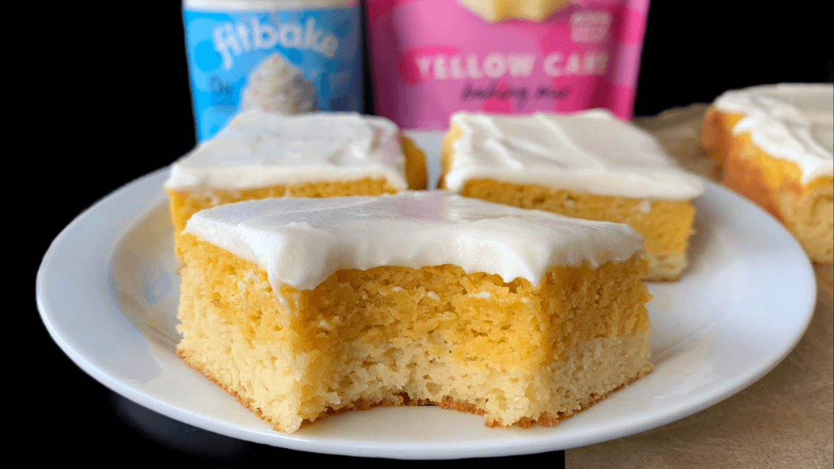 Keto Candy Corn Cake