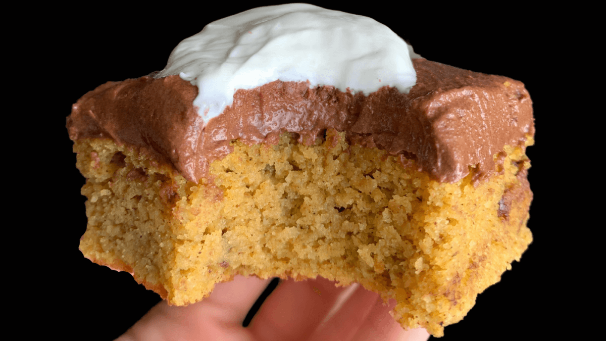 Keto Chocolate Chip Pumpkin Cake