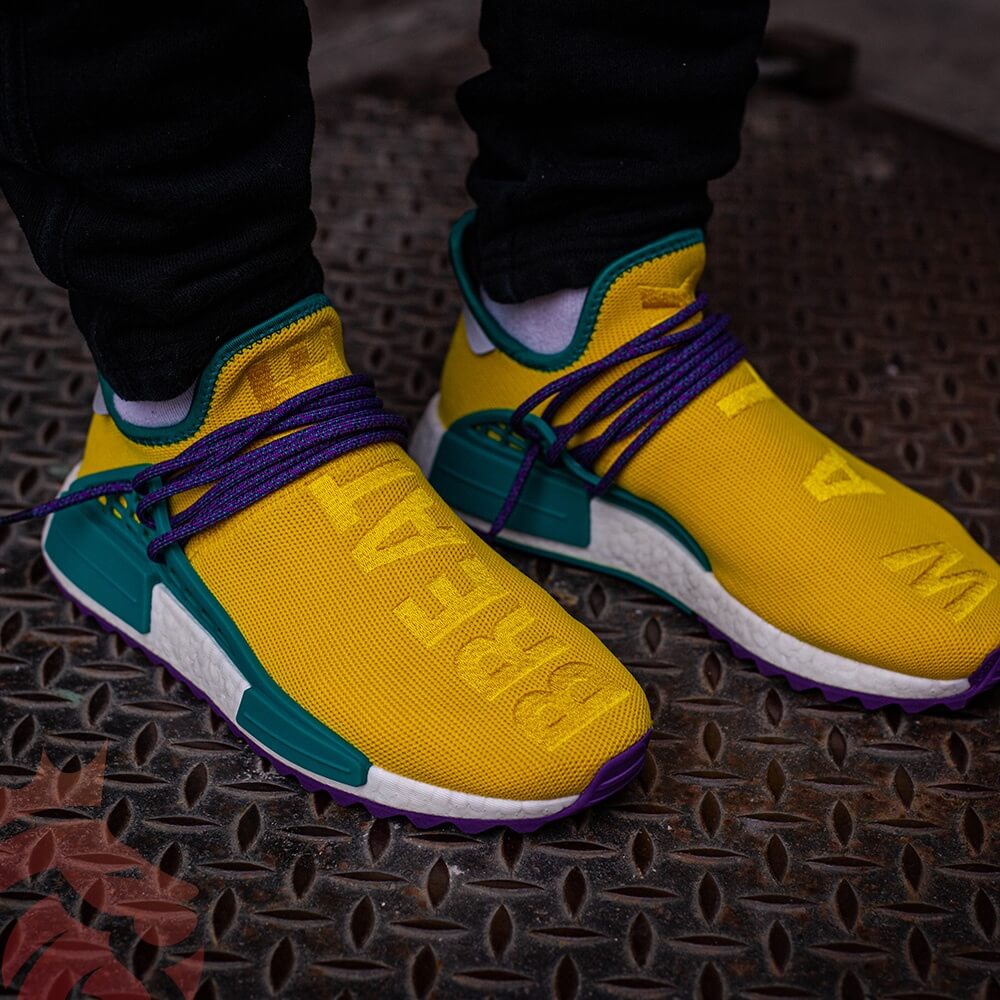 Top nmd pharrell human race yellow Sale