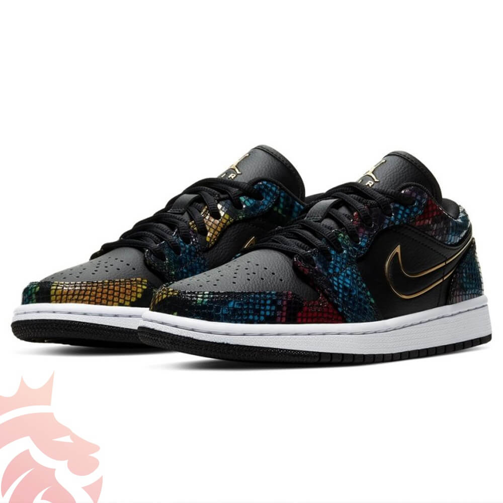 First Look Air Jordan 1 Low Multi Color Scales YankeeKicks YankeeKicks Online