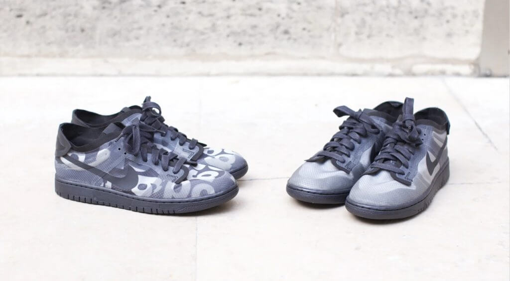 A Closer Look: Comme des Garçons x Nike Dunk Low Pack