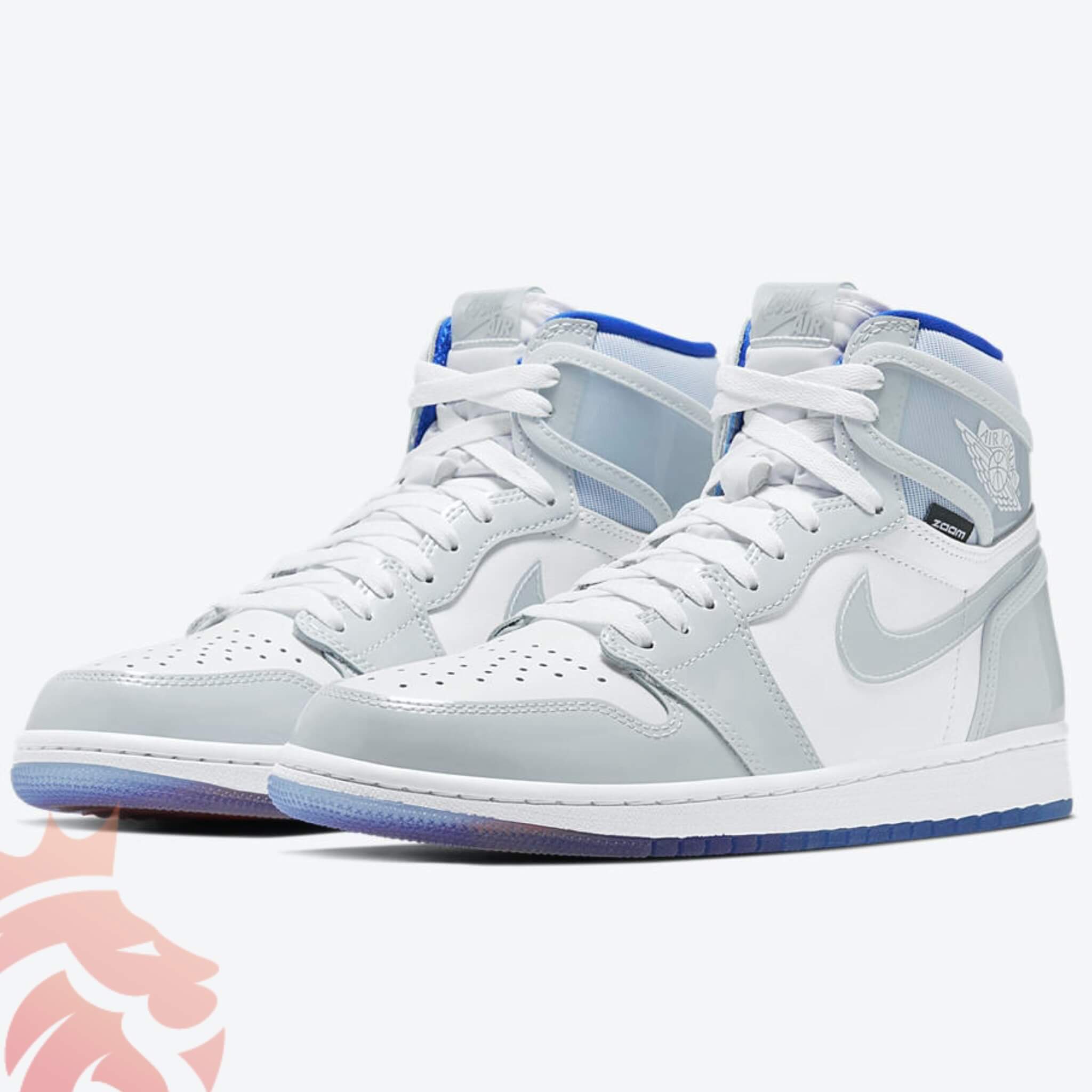 A Closer Look: Air Jordan 1 High Zoom “White Racer Blue”