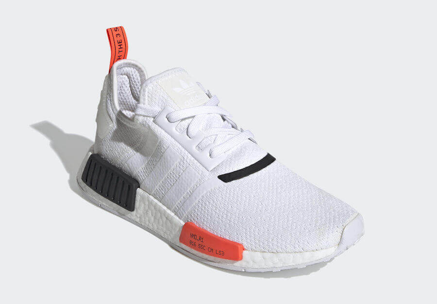 First Look: adidas Original NMD R1 White Solar Red