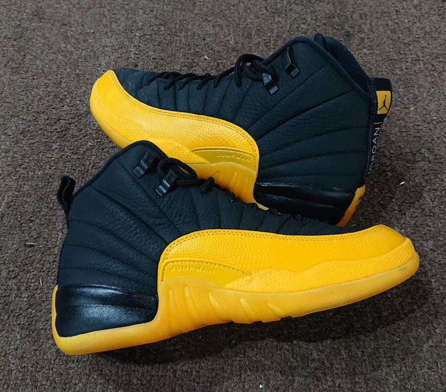 Jordan 12 black and gold release date hotsell