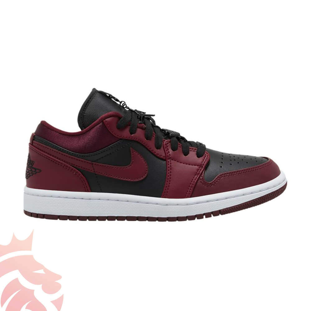 First Look: Air Jordan 1 Low “Burgundy” with Jumpman Hangtag