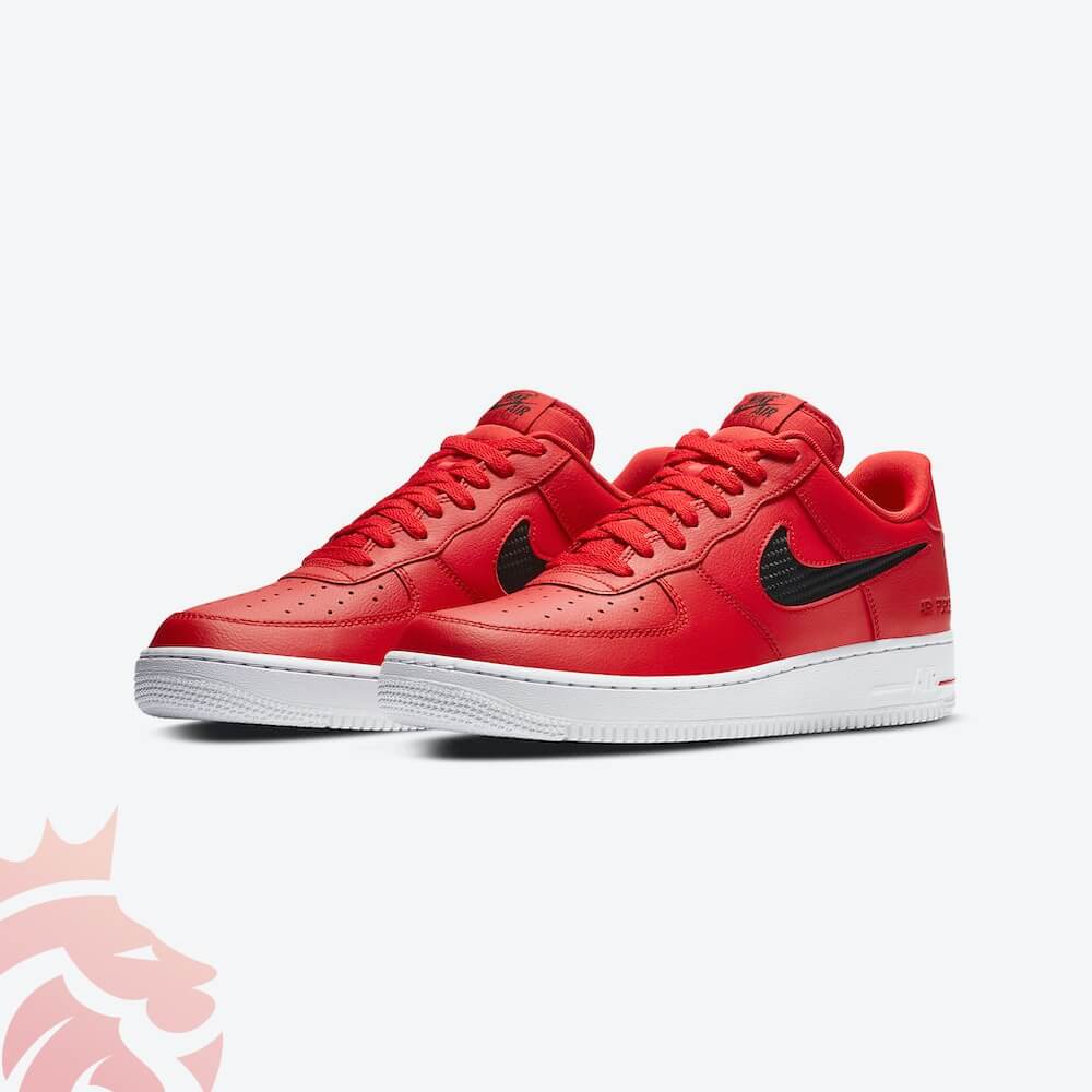 nike air force 1 high cut red