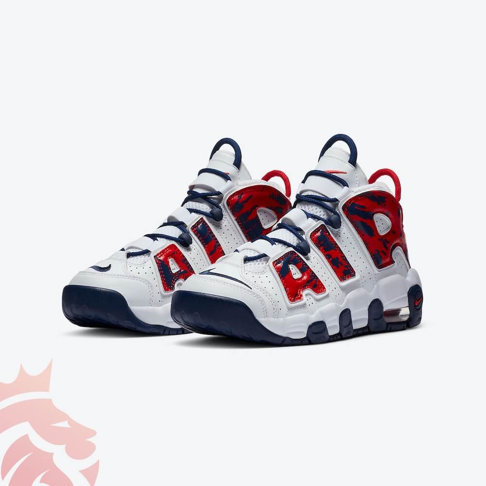 Sneak Peek Nike Air More Uptempo GS Navy Camo YankeeKicks YankeeKicks Online