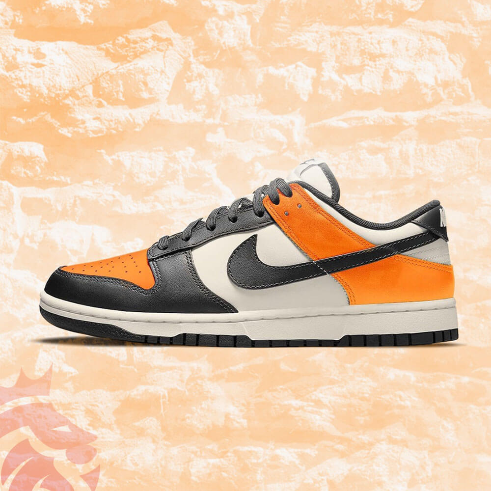 Nike Dunk Low Grey Black Orange – YankeeKicks Online