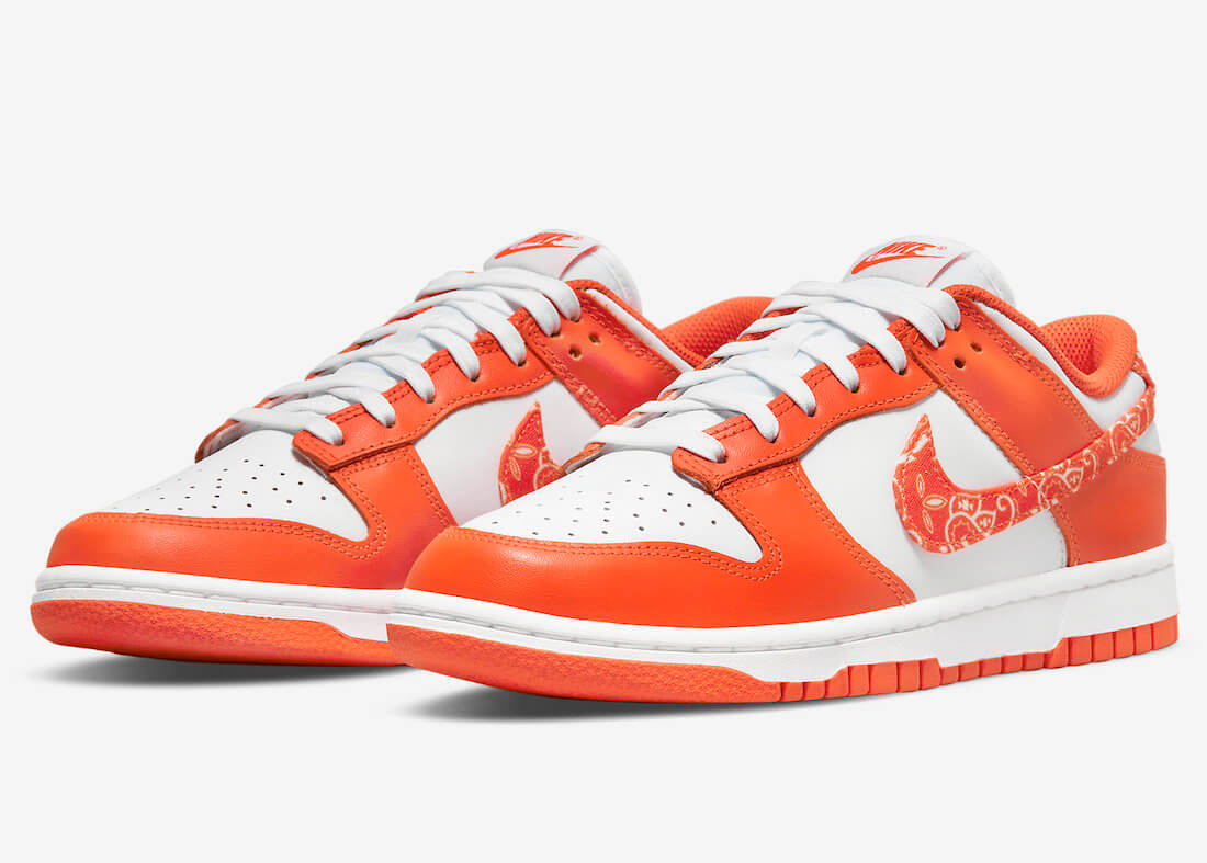 Nike Dunk Low Orange Paisley – FlipsandKicks