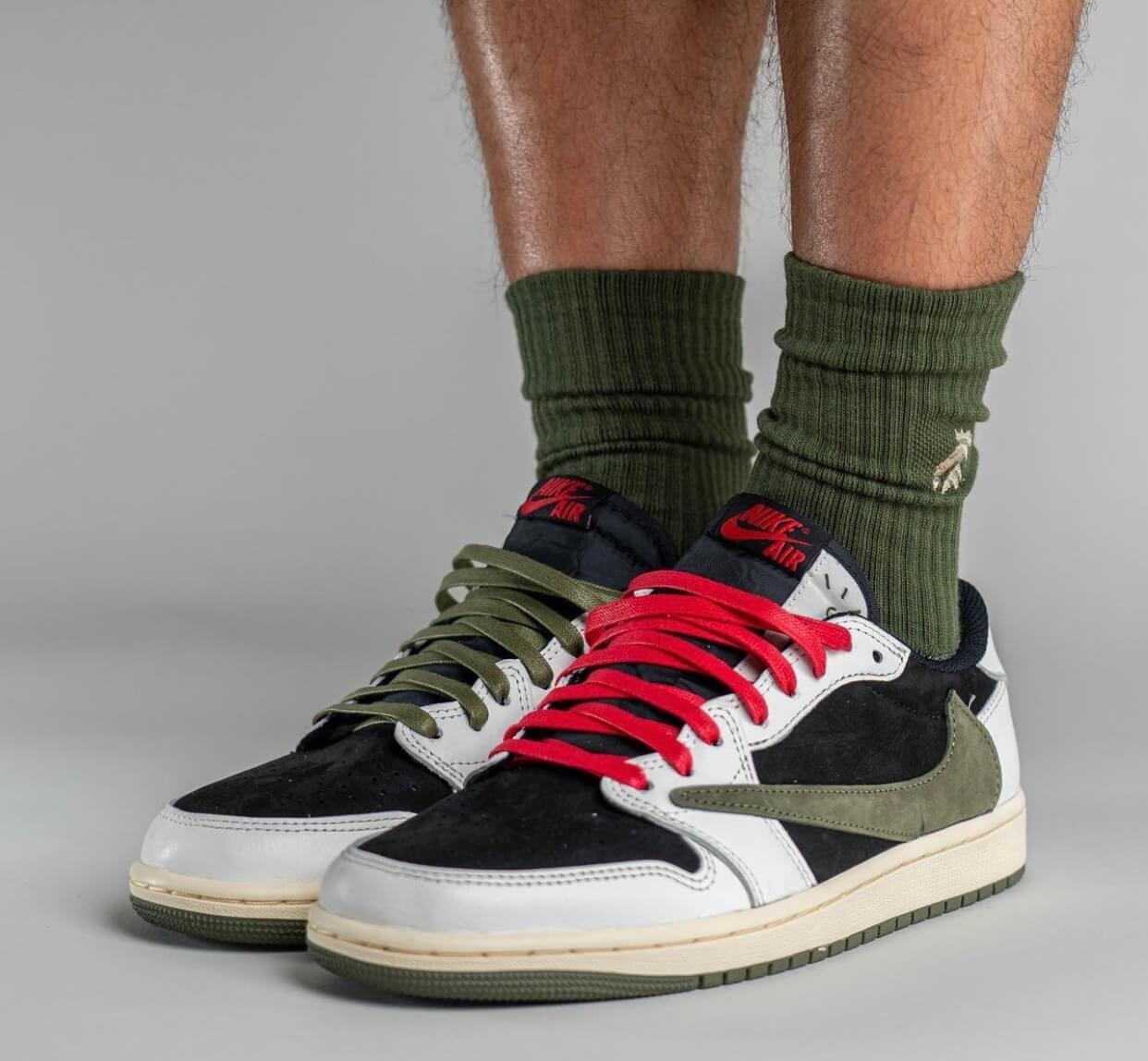 Travis Scott x Air Jordan 1 Low OG WMNS Olive YankeeKicks Online