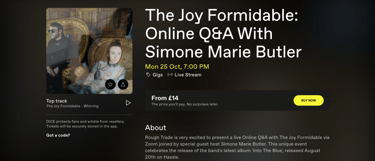 TJF & Simone Marie Butler live online Q&A