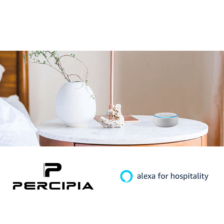 Percipia Launches New Integrated Alexa for Hospitality Solution