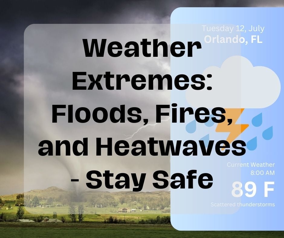 Weather Extremes: Floods, Fires, and Heatwaves - Stay Safe