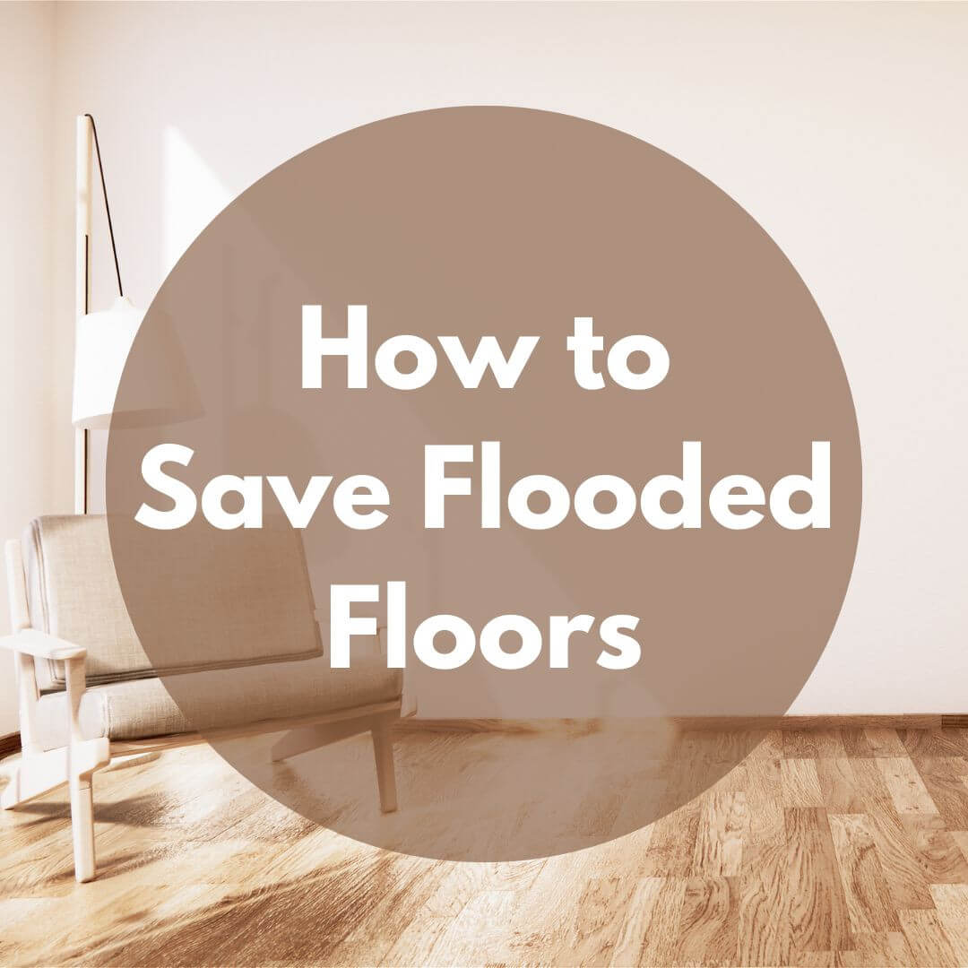 Water damage 101. Here is how to handle flooded floors.