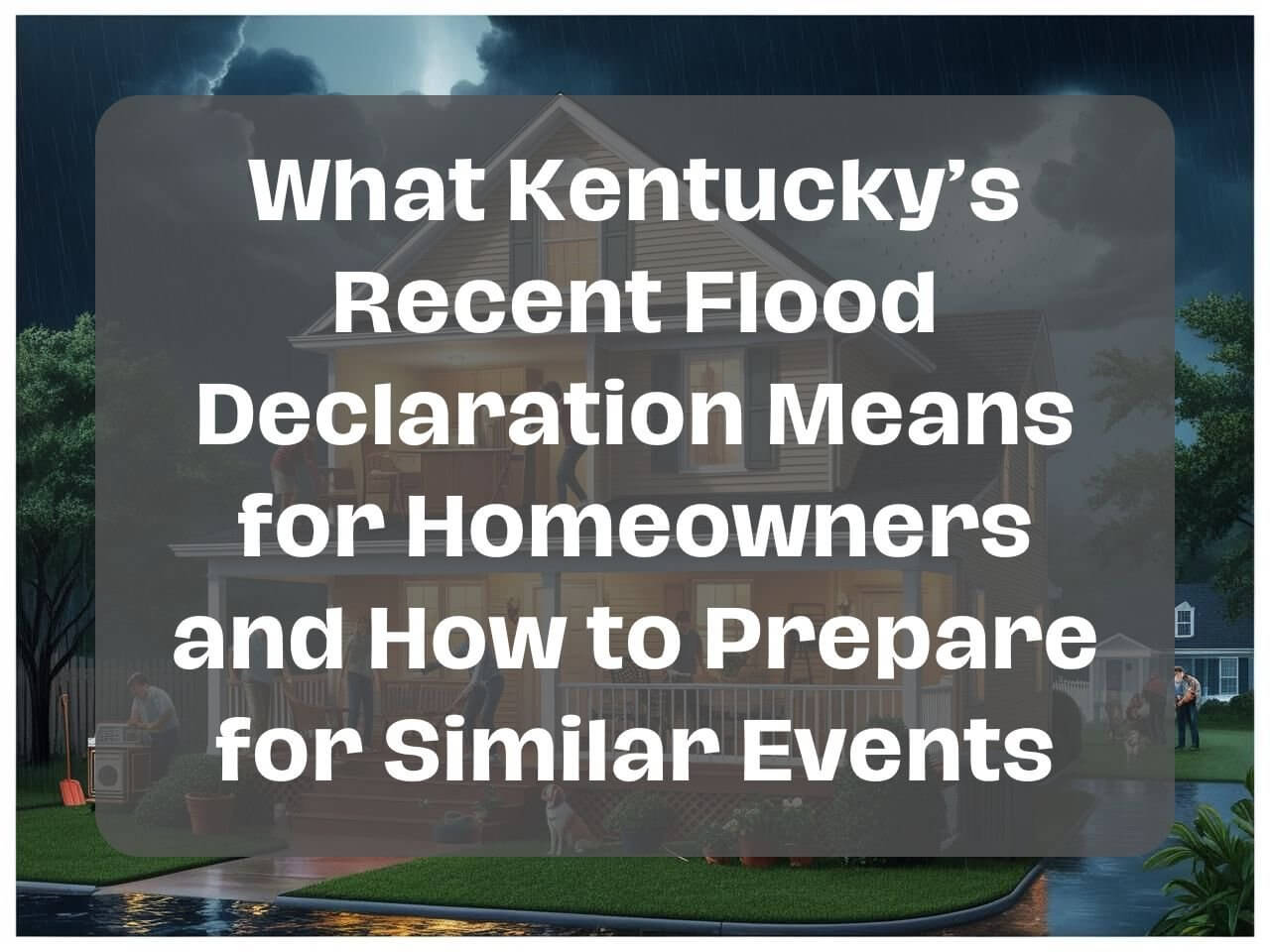 Kentucky Disaster Declaration and Home Safety