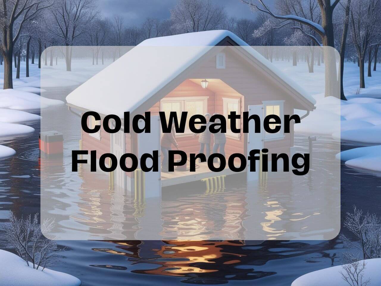 Winterizing Your Flood Barriers. Cold-Weather Floodproofing