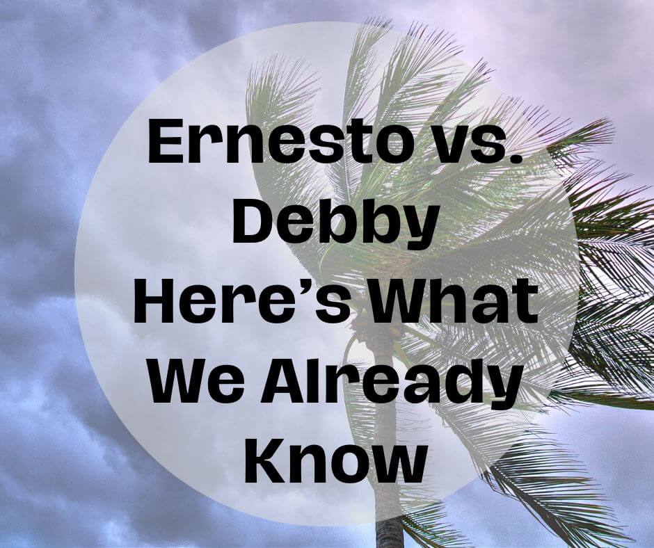 Hurricane Ernesto vs. Debby's Impacts on the U.S. East Coast