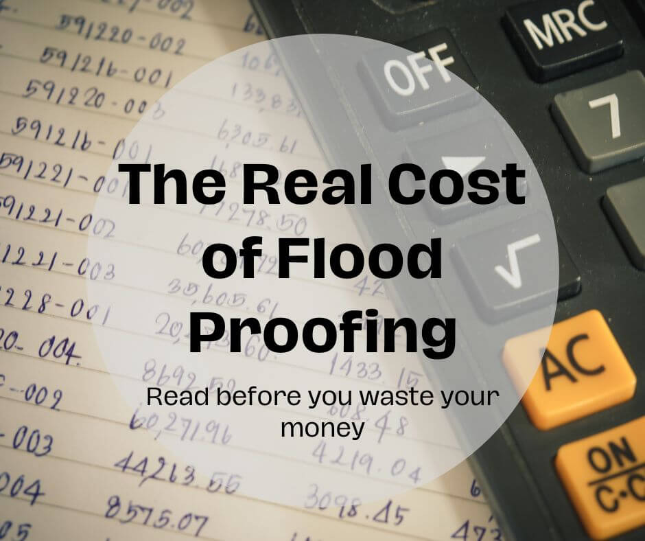 The True Cost of Flood. Breaking Some Numbers