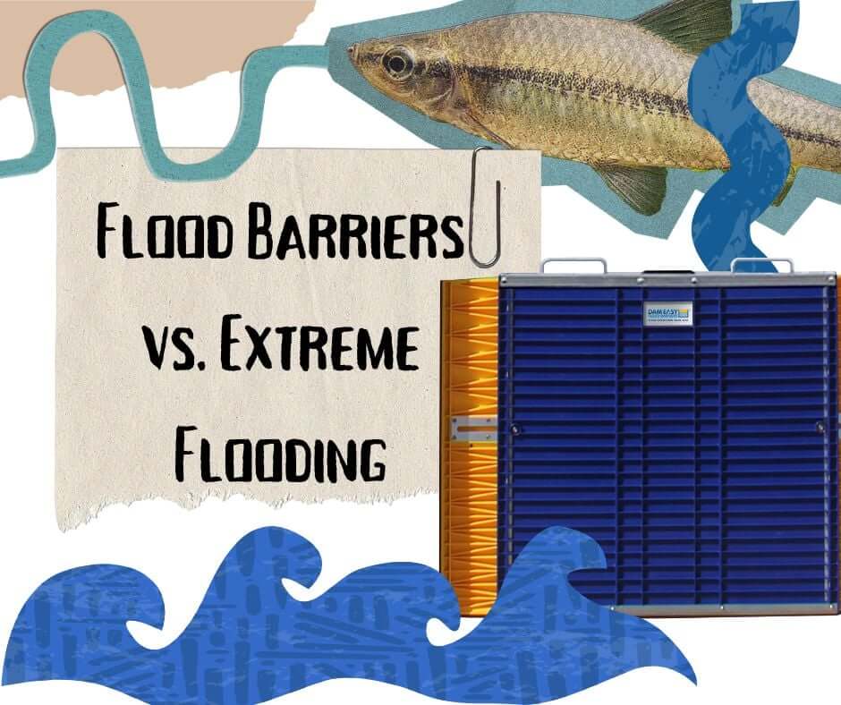 What Happens When Water Goes Over Flood Barriers?