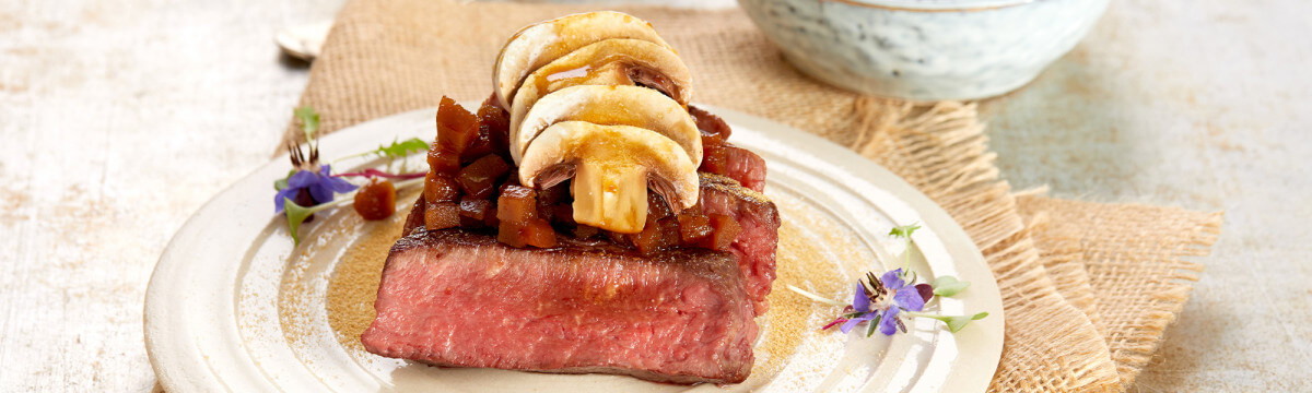 Beef fillet and mushroom