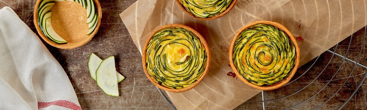 Courgette tart