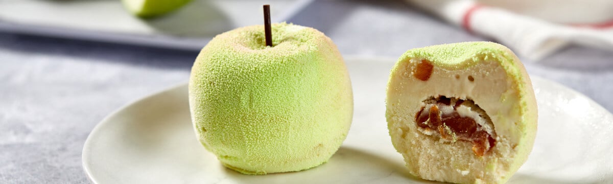 Gelato toffee apples