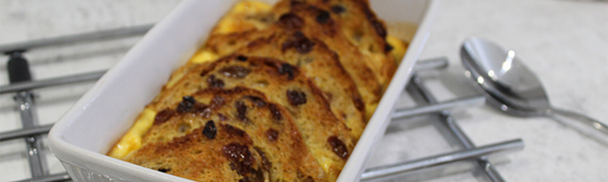 Hot cross bun pudding