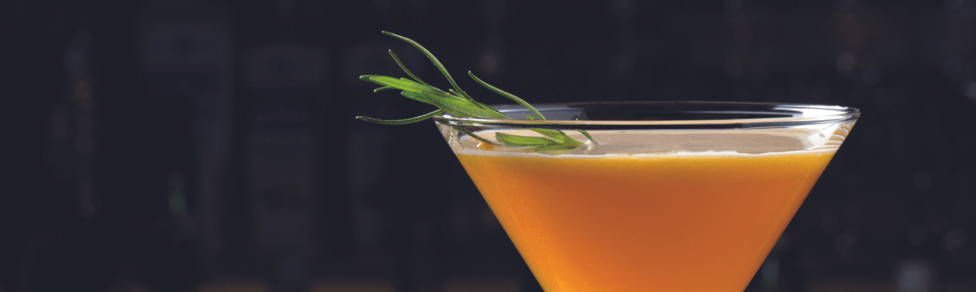 Sparkling pear and ginger mocktail