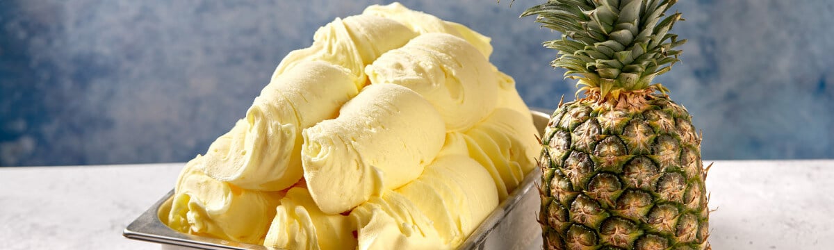 Pineapple sorbet