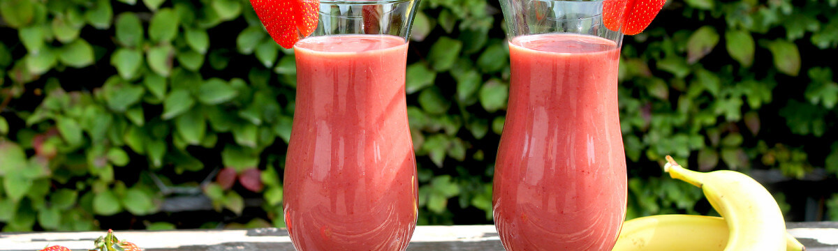 Strawberry and banana smoothie