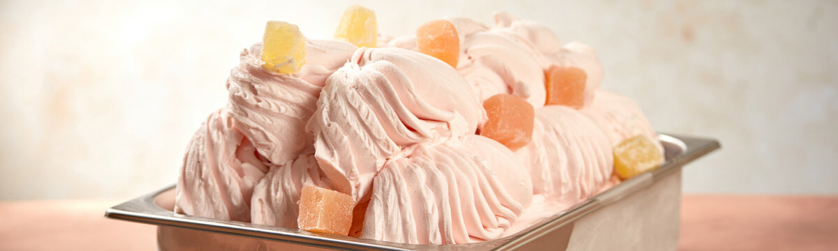 Turkish delight gelato