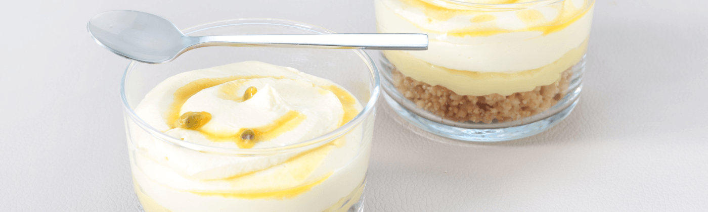 Passion fruit tiramisu