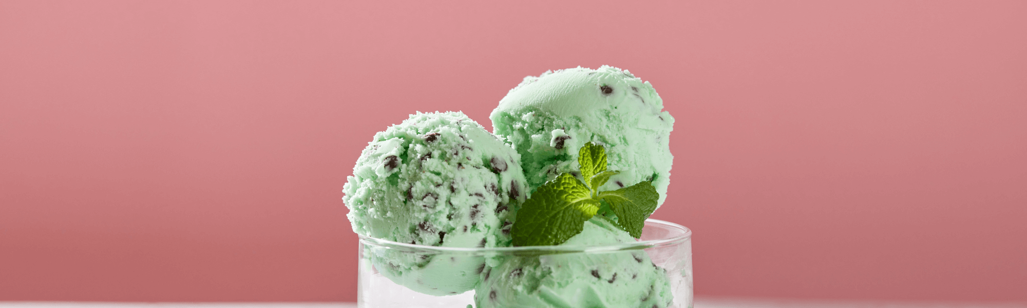 Vegan mint choc chip gelato