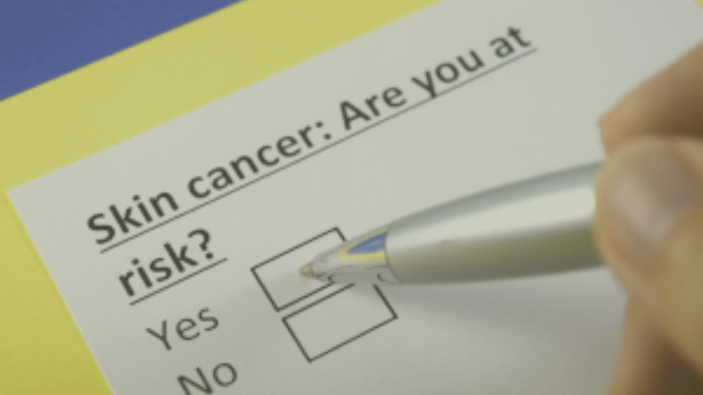 What patients are most at risk for skin cancer?