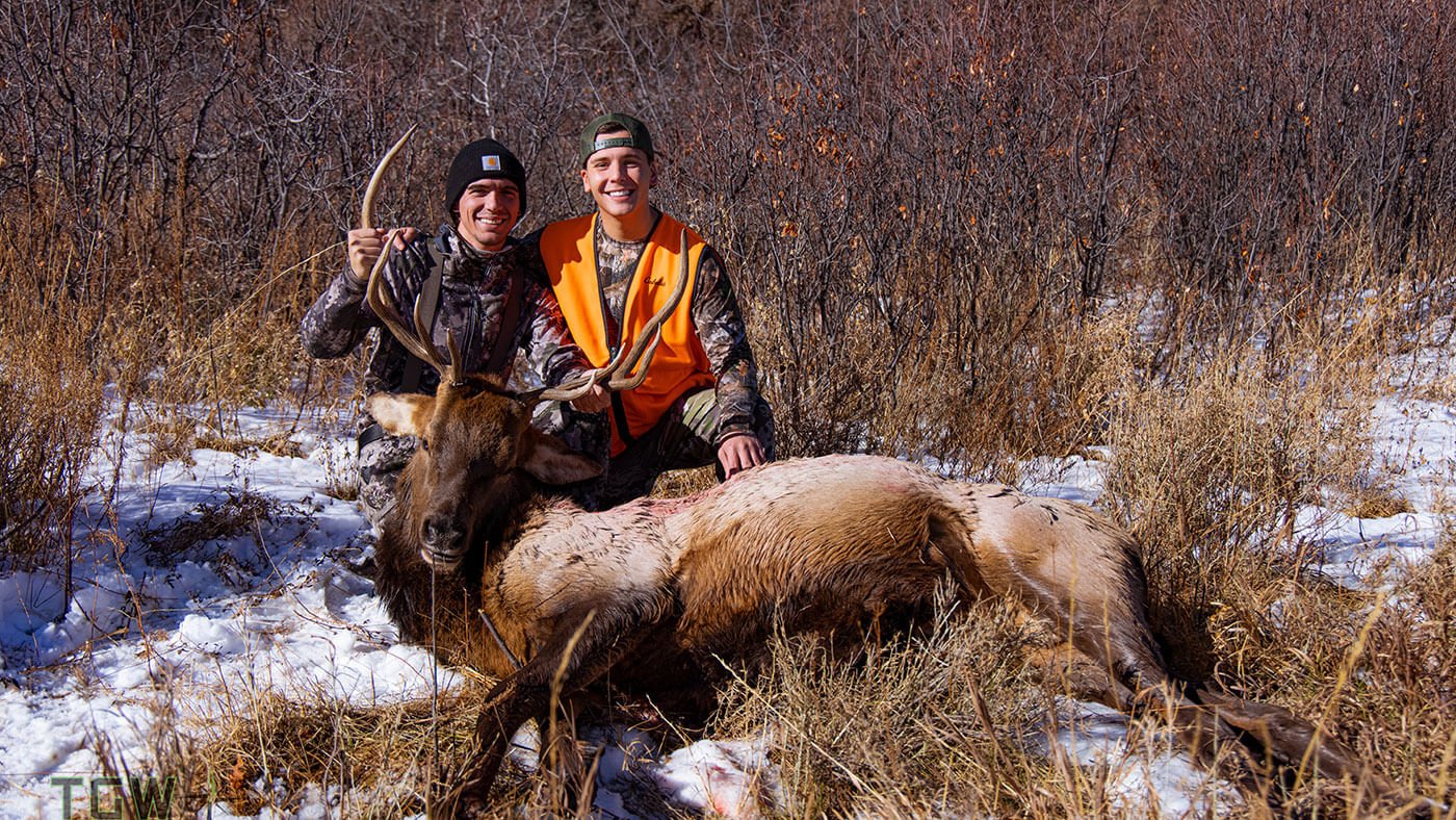 Kyle Green on a non-resident elk hunting trip