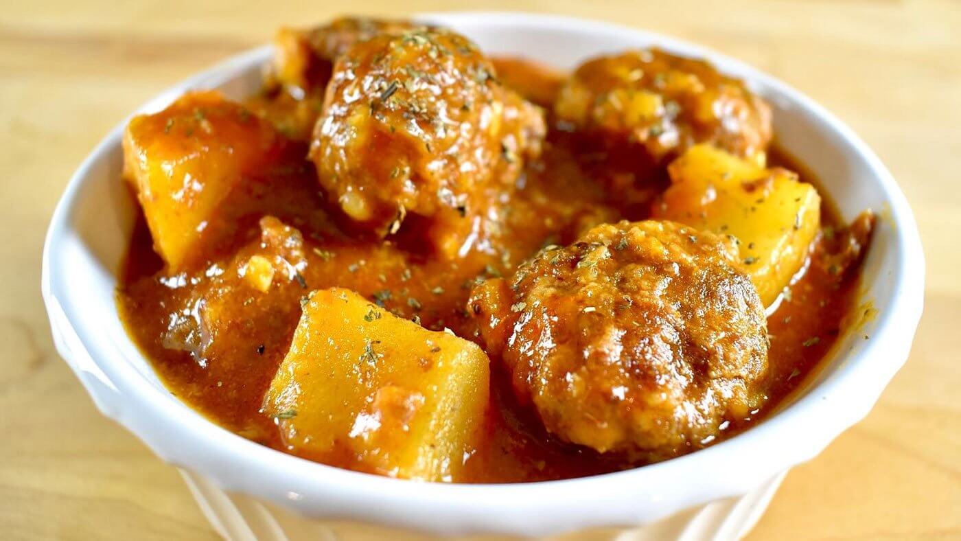 turkish venison meatball stew