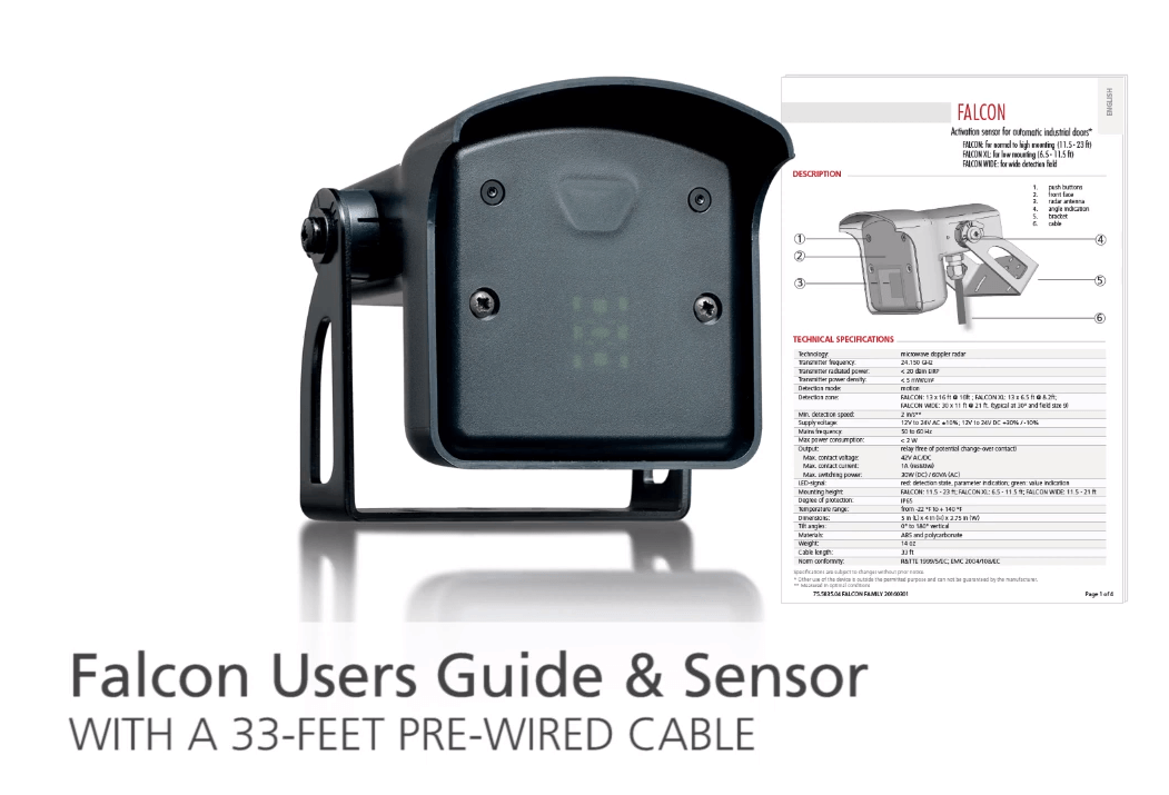 How to install the BEA Falcon Sensor